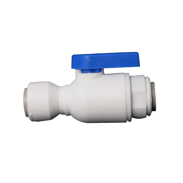 Ball Valve Polypropylene Union Connect 1 4 1 4 push to connect tube