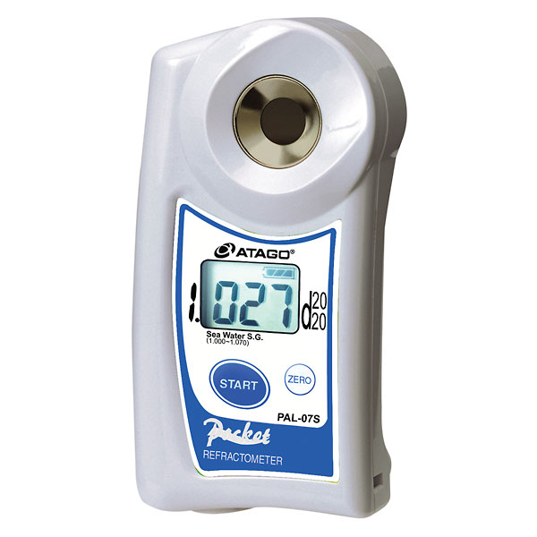 Atago Special scale Refractometer Specific Gravity of Seawater from ColeParmer
