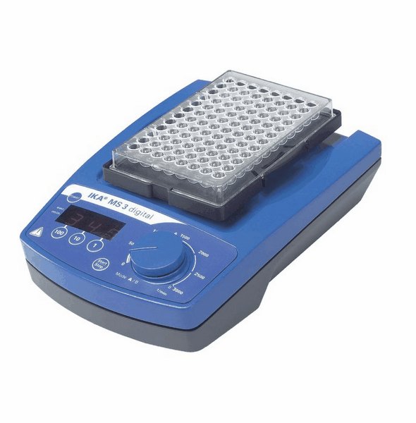 IKA MS 3 Digital Orbital Shaker 0 to 3000 rpm 100 to 240 VAC from Cole