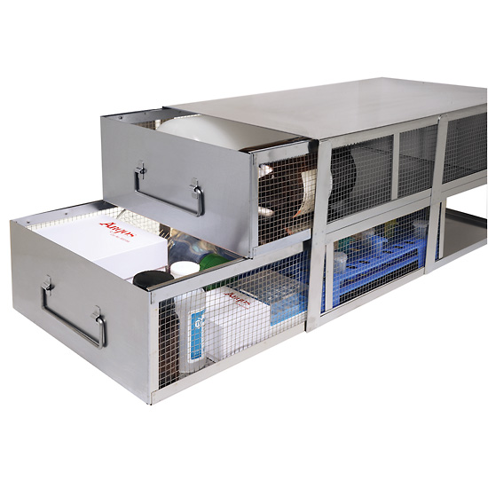 Argos Technologies Upright Freezer Bin Rack with Lid Large 12 8 x 5 43