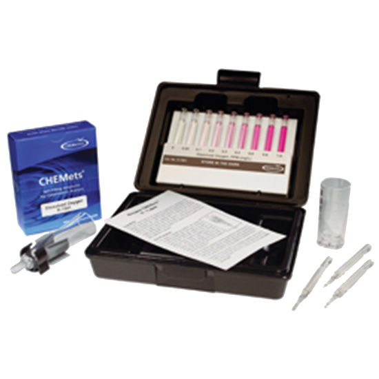 CHEMets Colorimetric Dissolved Oxygen Test Kit 0 to 1 ppm from Cole