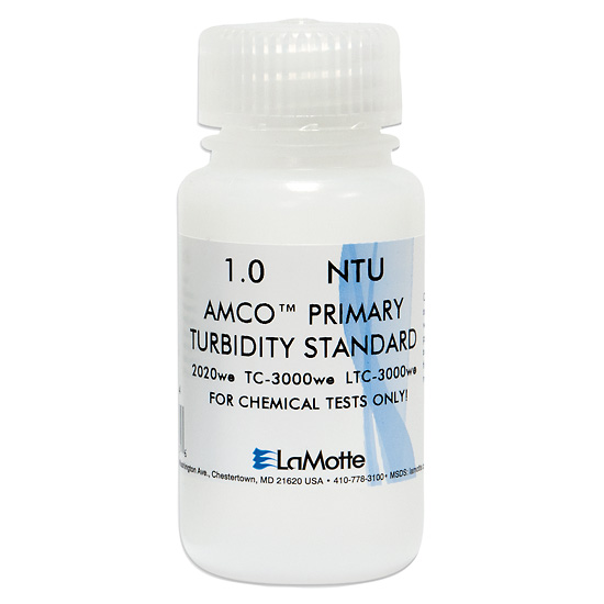 Turbidity Standard 0 NTU ISO EPA 60 mL bottle from ColeParmer