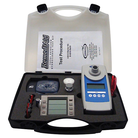 RemediAid TPH Colorimetry Starter Kit Friedel Crafts Method from Cole