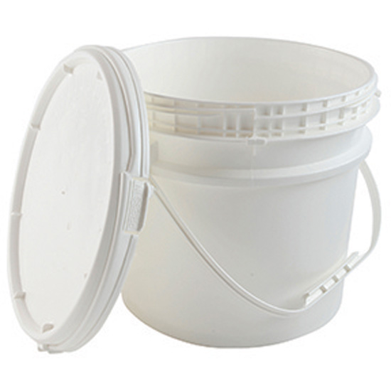 Cole Parmer Screw Top HDPE Pail with Handle 3 5 gal 13 L 1 Pk from ColeParmer