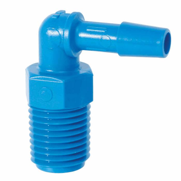 Barbed fitting elbow adapter tube id male