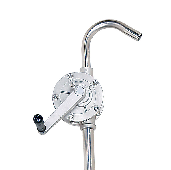 Hand Operated Rotary Drum Pump SS 10 GPM 40 L Tube 5000 SSU from Cole