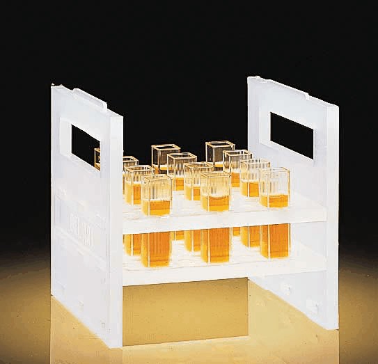 Scienceware 18516 Cuvette Rack Holds up to 12 Standard Sized Cuvettes
