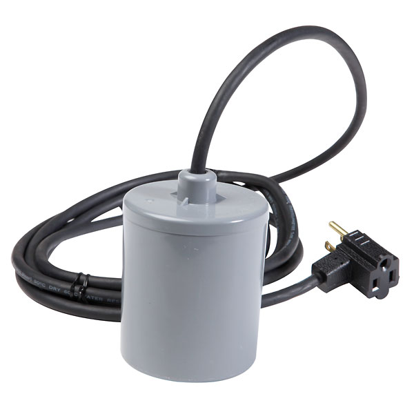 Float Switch with Piggyback Plug 115 VAC from ColeParmer