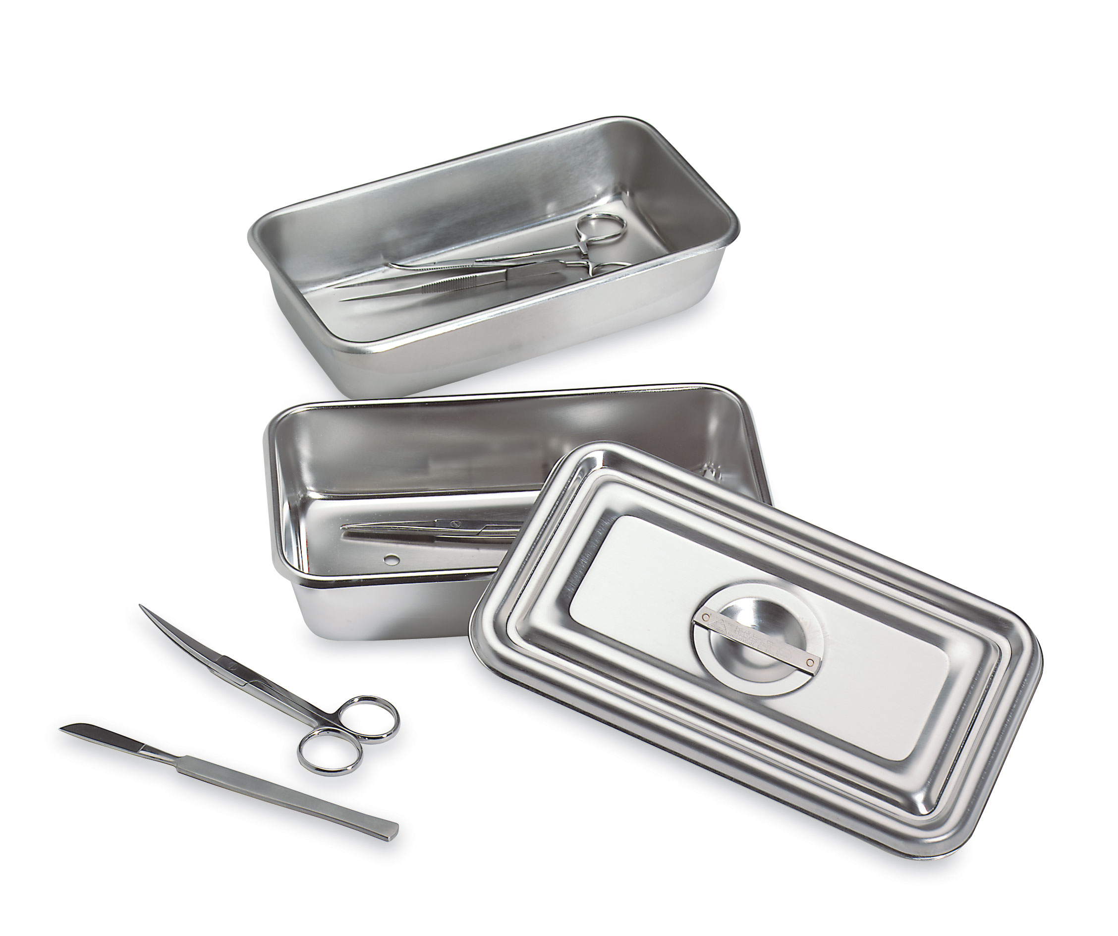 Stainless steel Perforated Instrument tray 8 7 8 L x 5 W x 2 D from