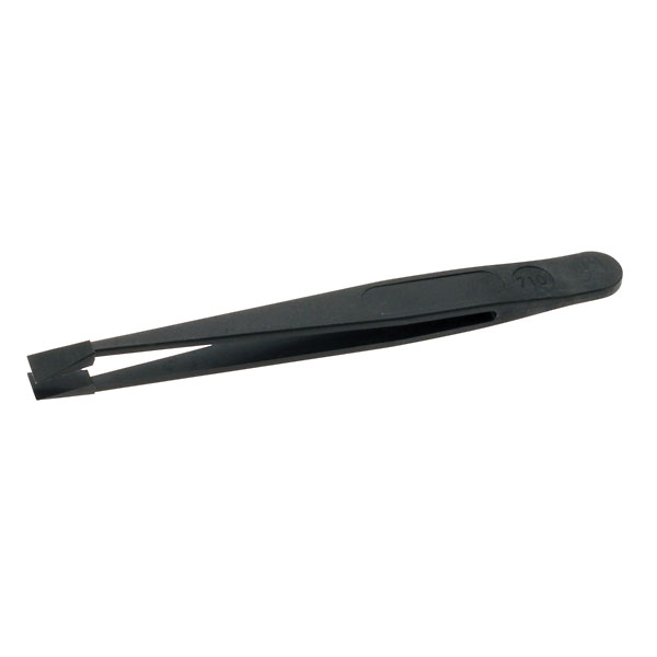ESD Plastic Tweezers Flat Wide Tip Pattern 710 from ColeParmer