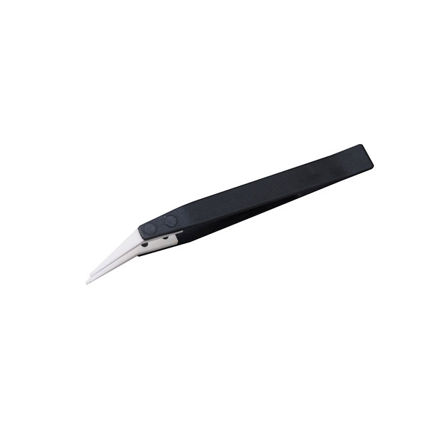 Ceramic Tweezers With Plastic Body Curved Tip From Cole-parmer