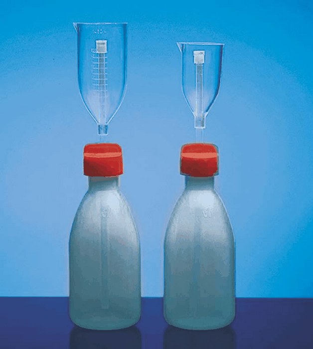 500 mL Adjustable Volume Dispenser Bottle LDPE PMP 5 to 25 mL 10 Cs