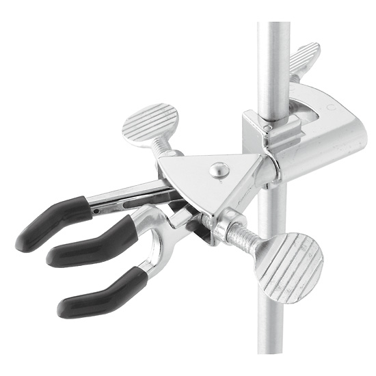 Cole Parmer Medium 2 Prong Fixed Position Clamp Stainless Steel from