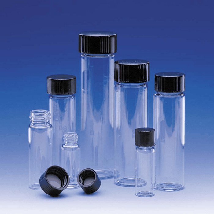 Wheaton Glass Vials Clear without Caps 8 mL 200 Cs from ColeParmer