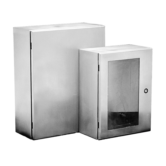 Hoffman CSD16128SS6 12 x 16 x 8 316L SS Wall Mount Enclosure from Cole