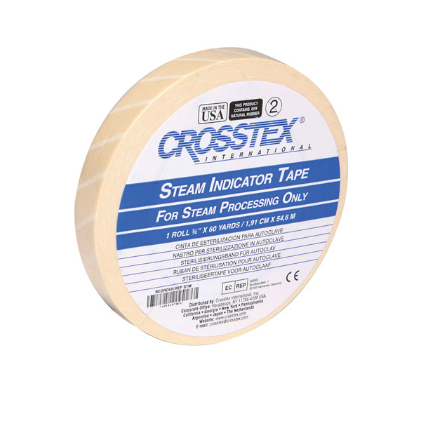 Crosstex Sterilization Indicator Tape 3 4 In X 60 Yds 1 Roll from Cole