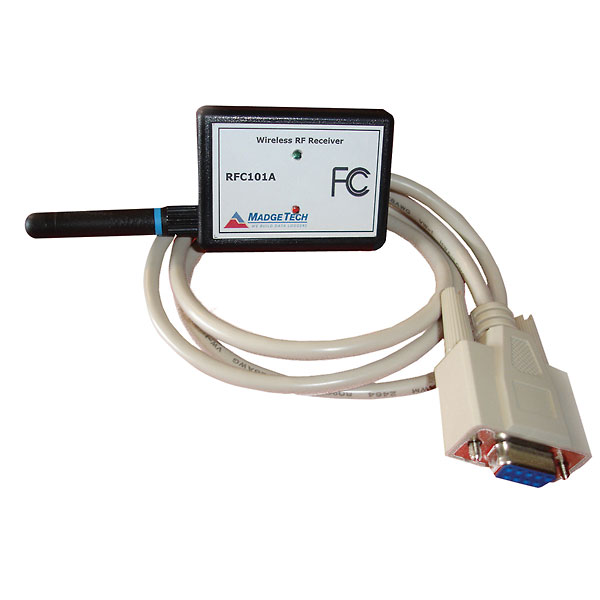MadgeTech radio frequency receiver with RS 232 cable from ColeParmer