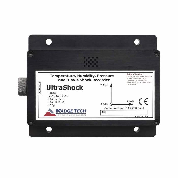 Temperature Humidity Pressure and 5G Tri axial Shock Recorder from Cole