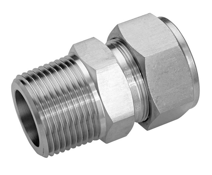 Compression To Thread Adapter Stainless Steel 12mm OD Tubing X 1 2 NPT 