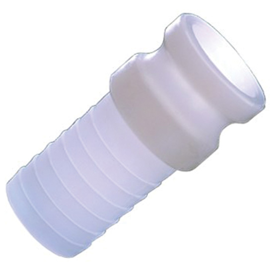 Male Cam X 1 2 in Hose Barb Adapter PVDF from ColeParmer