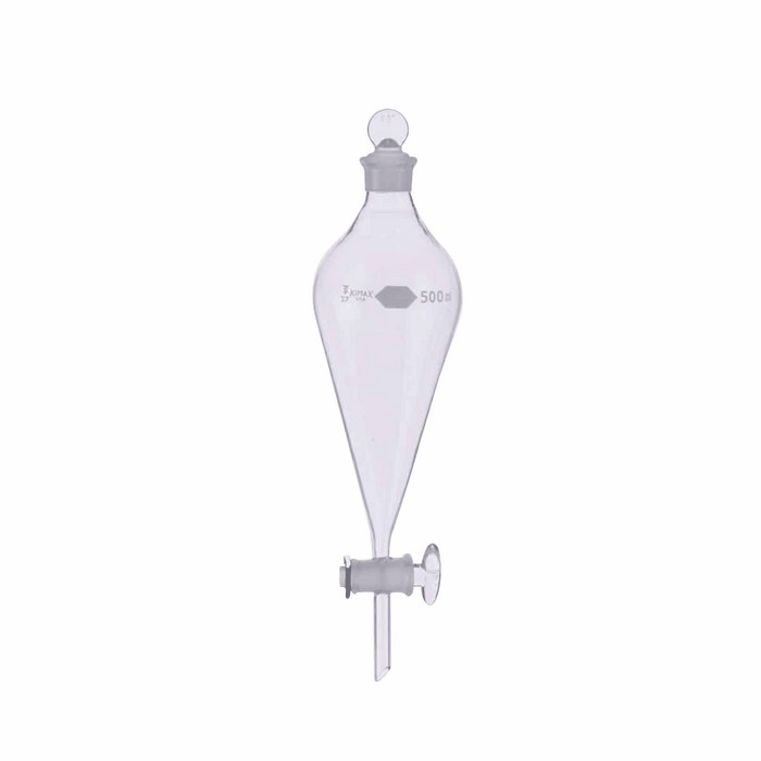 Kimble Separatory Funnel 250mL 4 cs from ColeParmer
