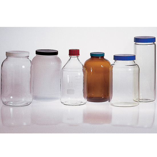 Environmental Express TCLP Bottles Amber Flint Glass 14 x 24 cm 4 Pk