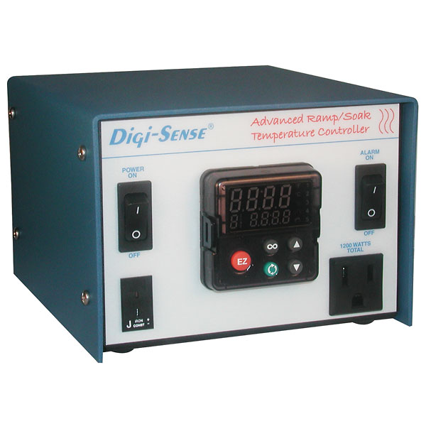 Digi Sense 1 Zone Temperature Controller Ramp Soak Type J 120VAC 12A