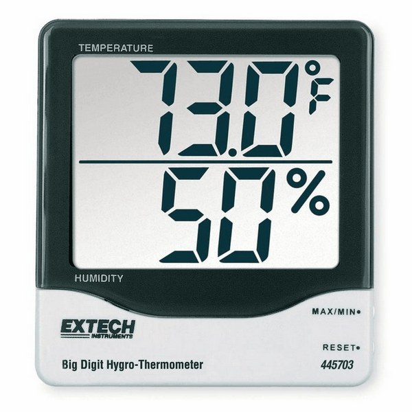 Extech 445703 Big Digit Thermohygrometer From Cole Parmer