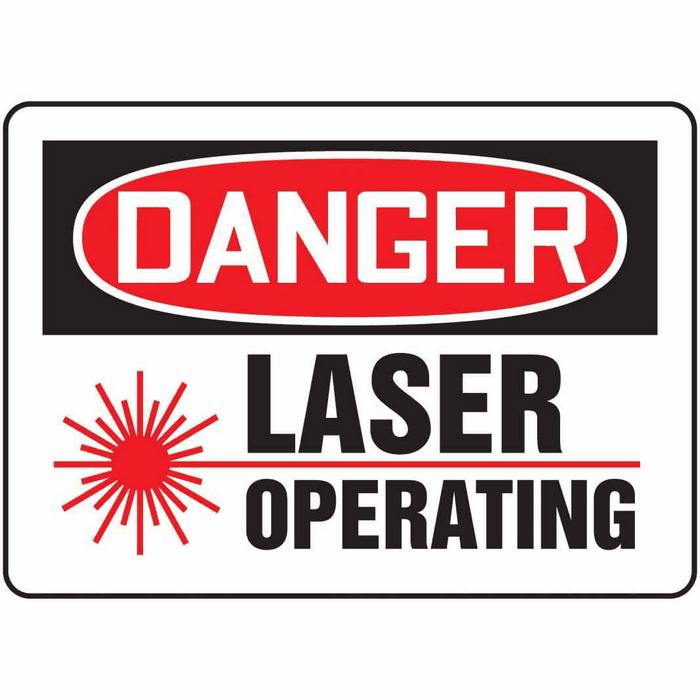laser in use sign pdf