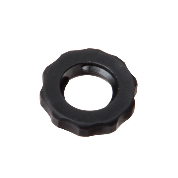 Panel mount lock nut 1 4 28 UNF black nylon 25 pk from ColeParmer