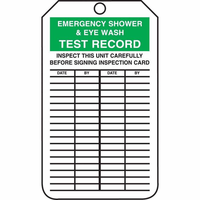 Emergency Eyewash Station Weekly Inspection Checklist How To Test How 