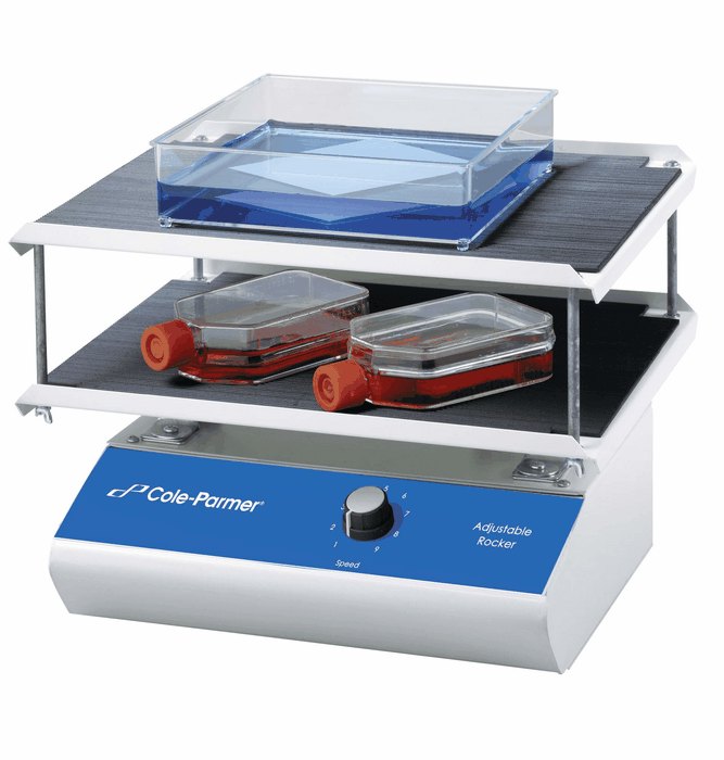 Cole Parmer Adjustable Rocker Shaker double platform 230 VAC 50 Hz