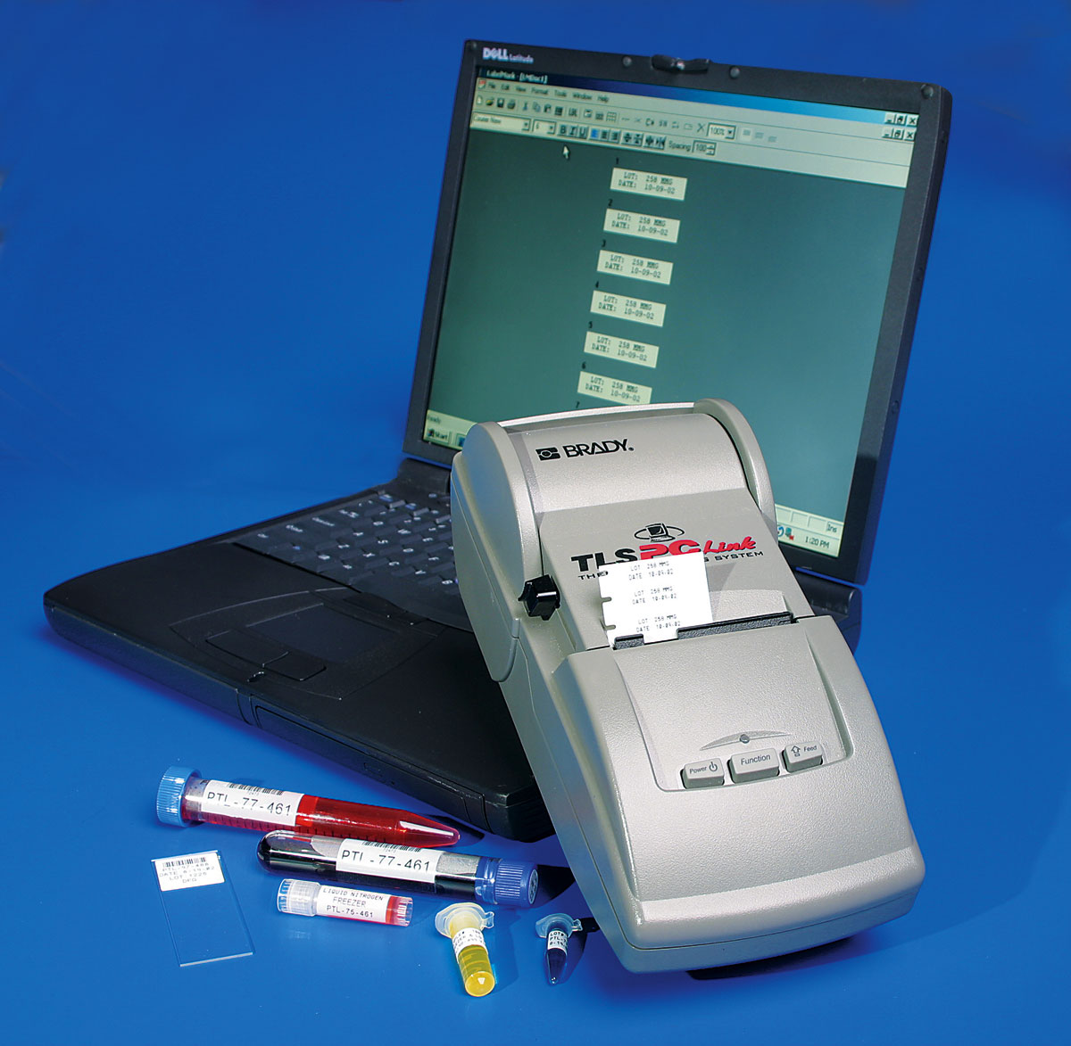 Brady TLS PC Link Laboratory Label Printer Gray from ColeParmer