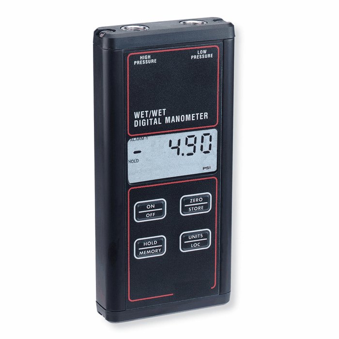 Dwyer Series 490 Wet Wet Handheld Digital Manometer 0 to 100 psi from