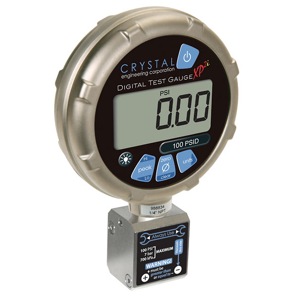 Crystal XP2I DP Digital Differential Pressure Gauge 15 psi from ColeParmer