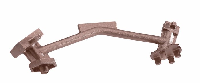 Universal Drum Wrench Dual Ended Non Sparking Brass from Cole-Parmer