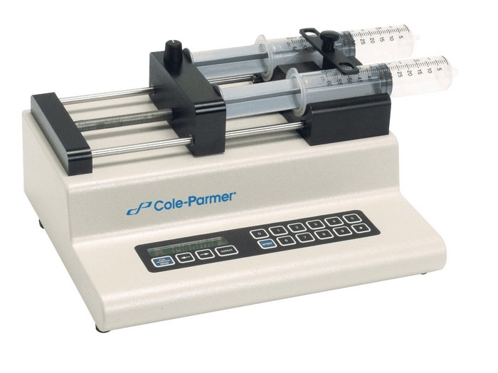 Cole Parmer two syringe infusion pump 115 VAC Programmable from ColeParmer
