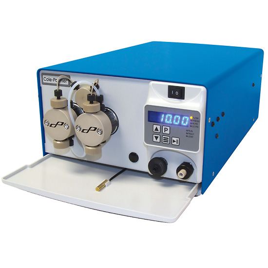 Cole Parmer High Flow Dual Piston Pump 100 mL min PEEK fluid path 100