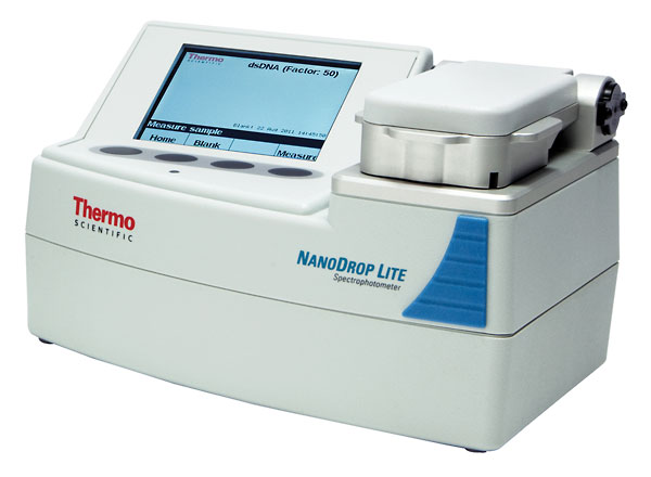 Thermo Scientific Nanodrop Lite Spectrophotometer 120v From Cole Parmer