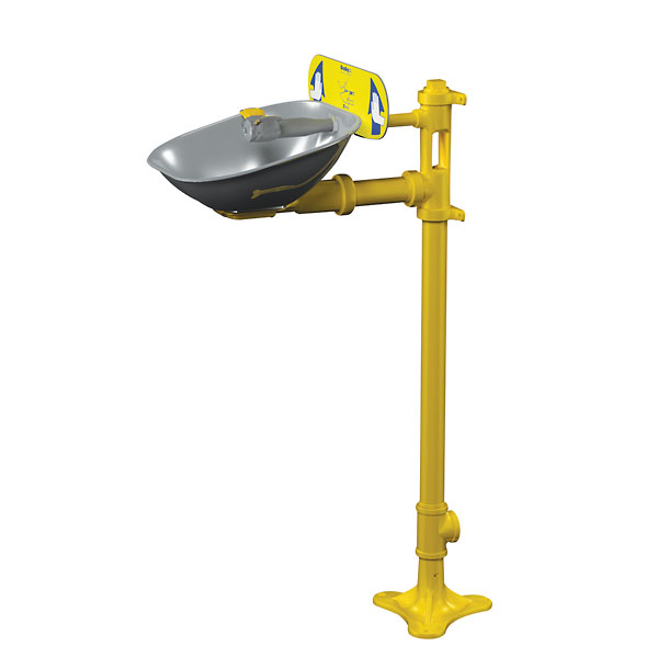 Bradley HALO Eyewash Pedestal mount Stainless steel from ColeParmer