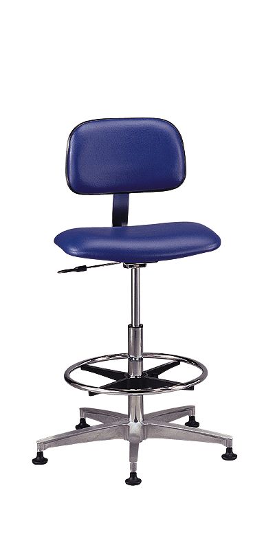 Clean Room Vinyl Chair 24 29 Height from Cole-Parmer