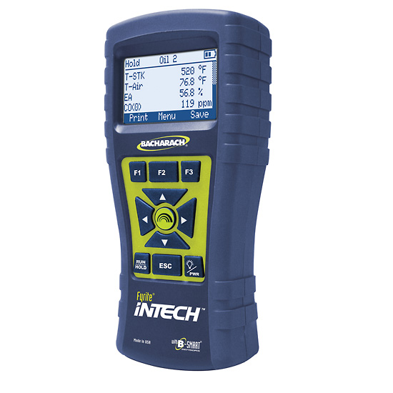 Bacharach Fyrite Intech Combustion Analyzer O2 CO measurement from Cole