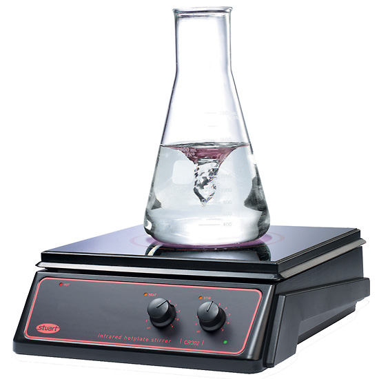 Stuart CR302 Infrared Hot Plate Stirrer 12 x 12 230 VAC from ColeParmer