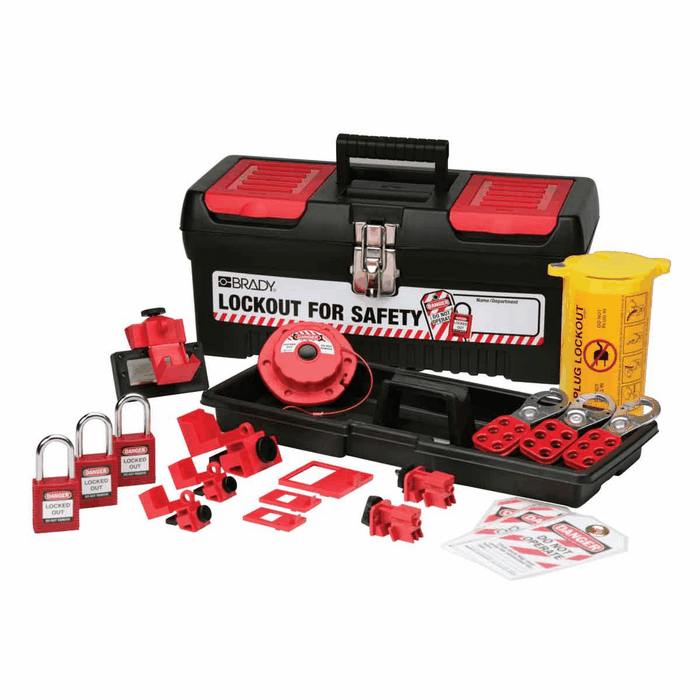 Brady Personal Electrical Lockout Kit in Plastic Case from ColeParmer