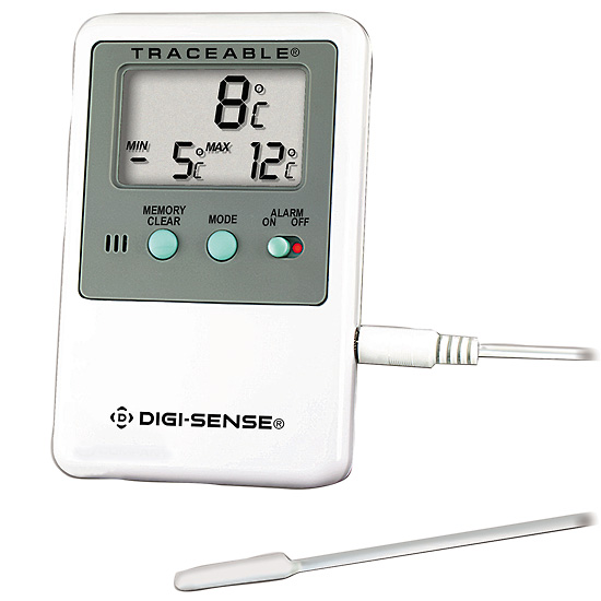 Digi Sense Calibrated Fridge Freezer Digital Thermometer 5 mL bottle