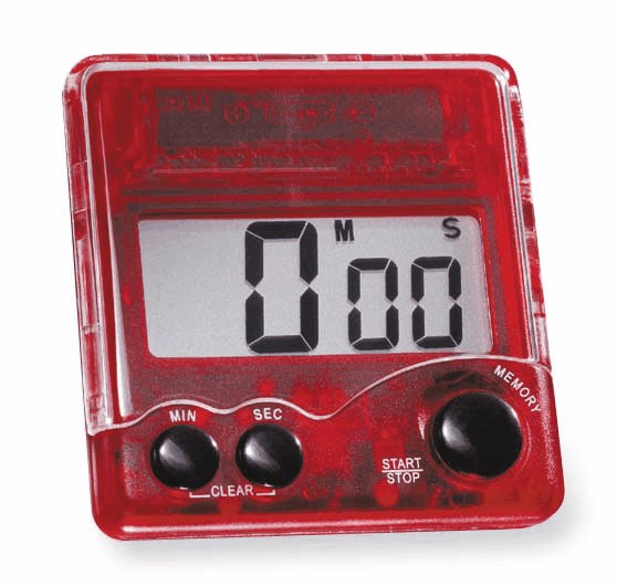 Large Display Single Channel Digital Pocket Timer from ColeParmer