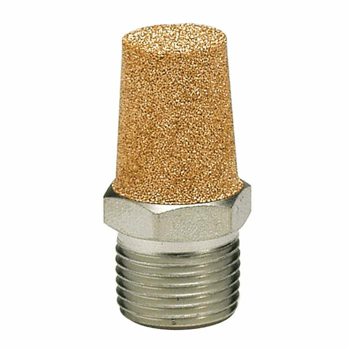 Parker Muffler for XM Solenoid Valves 1 4 NPT M sintered bronze from