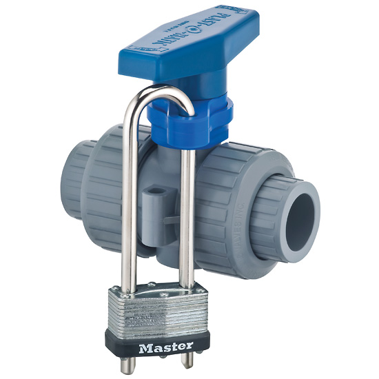 Ball Valves with Lockout Tagout 1 1 2 NPT F Connections PVC Body with