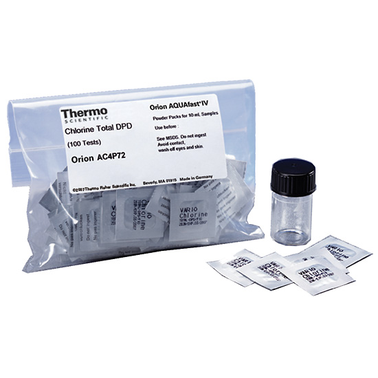 Thermo Scientific total chlorine reagent 100 pk from ColeParmer