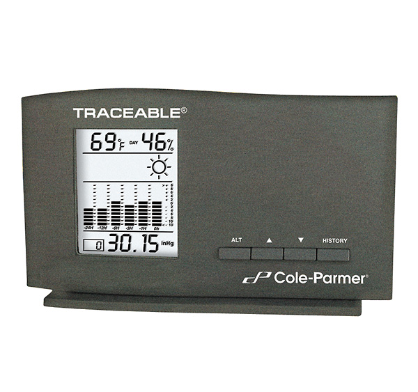 Compact Digital Barometer from ColeParmer